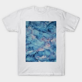 Crashing - Alcohol Ink Painting T-Shirt